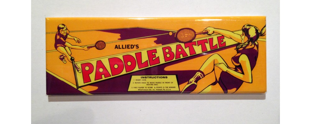 Paddle Battle - Marquee - Magnet - Allied